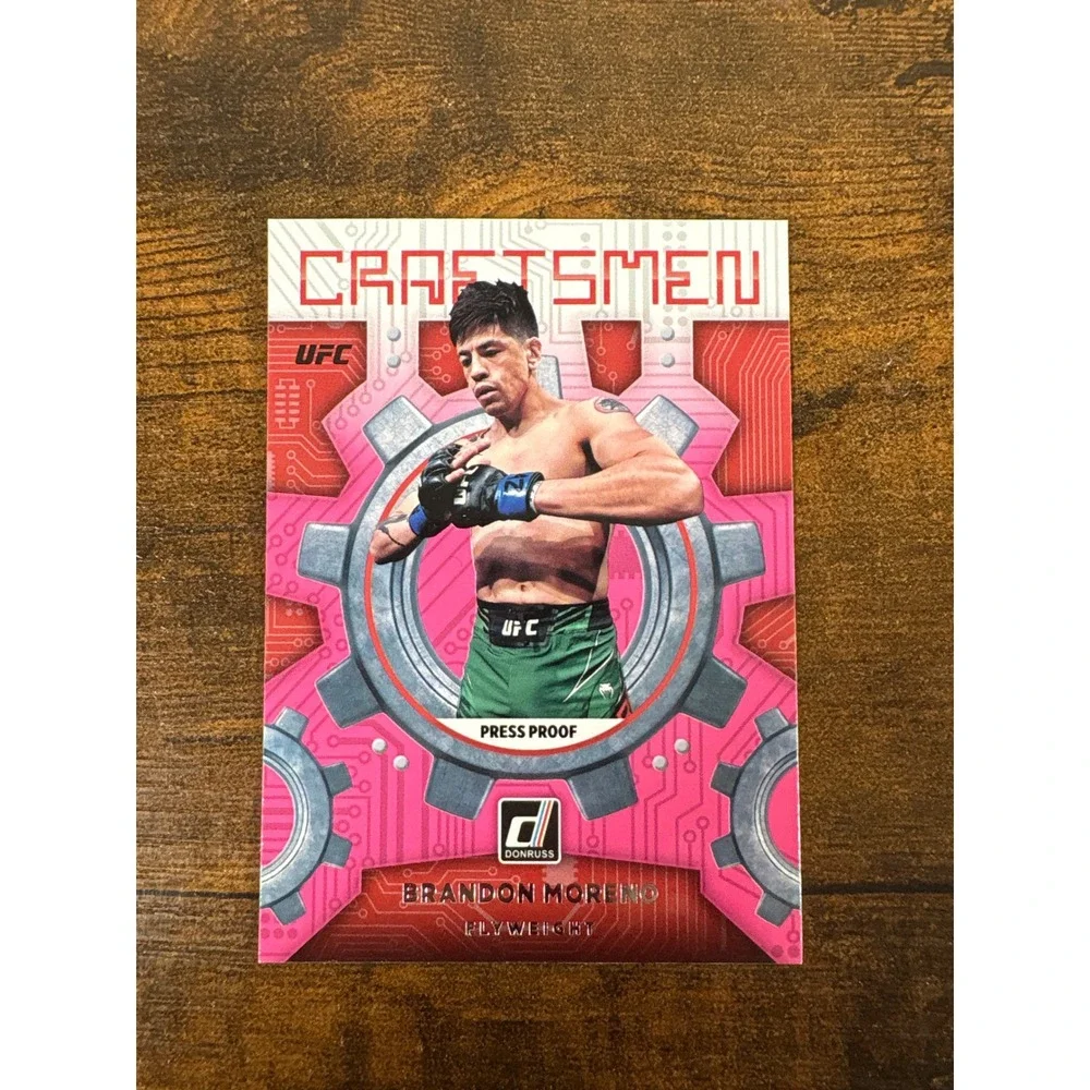 2022 Panini Donruss UFC Brandon Moreno Craftsmen Press Proof Card #6 Flyweight